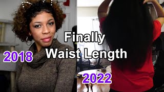 FINALLY WAIST LENGTH || New Hair Journey