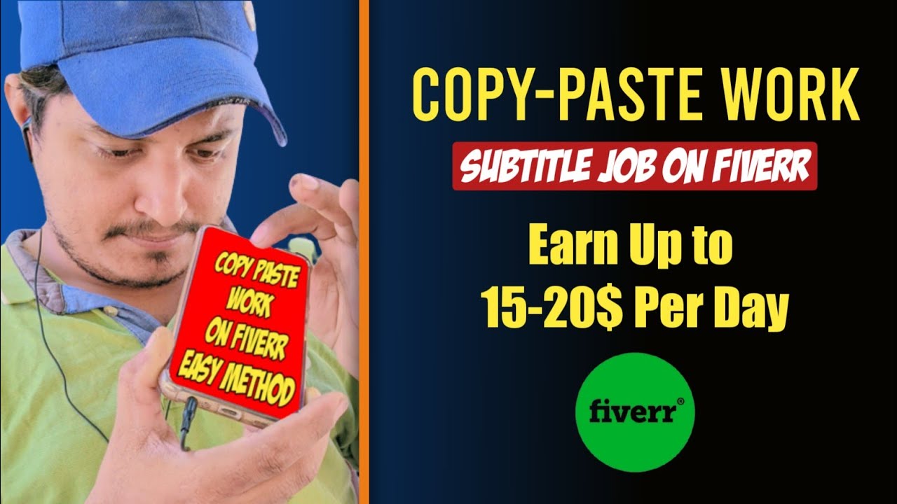 Make Money On Fiverr || Simple Copy Paste Work || Earn Money Online in ...