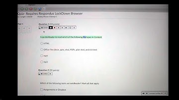 Using ReadSpeaker webReader to Take Brightspace Quizzes in Respondus LockDown Browser
