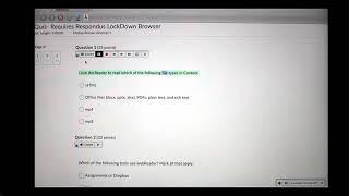 Using ReadSpeaker webReader to Take Brightspace Quizzes in Respondus LockDown Browser