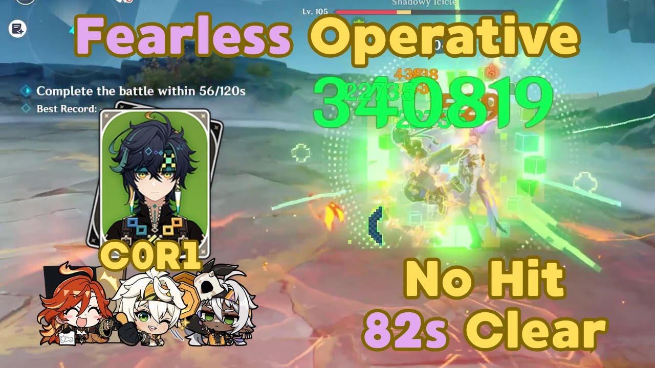 [6.1/Luna II SO] C0R1 Kinich vs. Fearless Operative (No Hit 82s Clear)