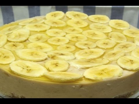 Видео рецепт Банановый торт из готовых коржей