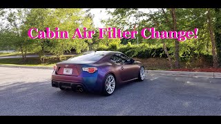 Changing the Cabin Air Filter on the FRS