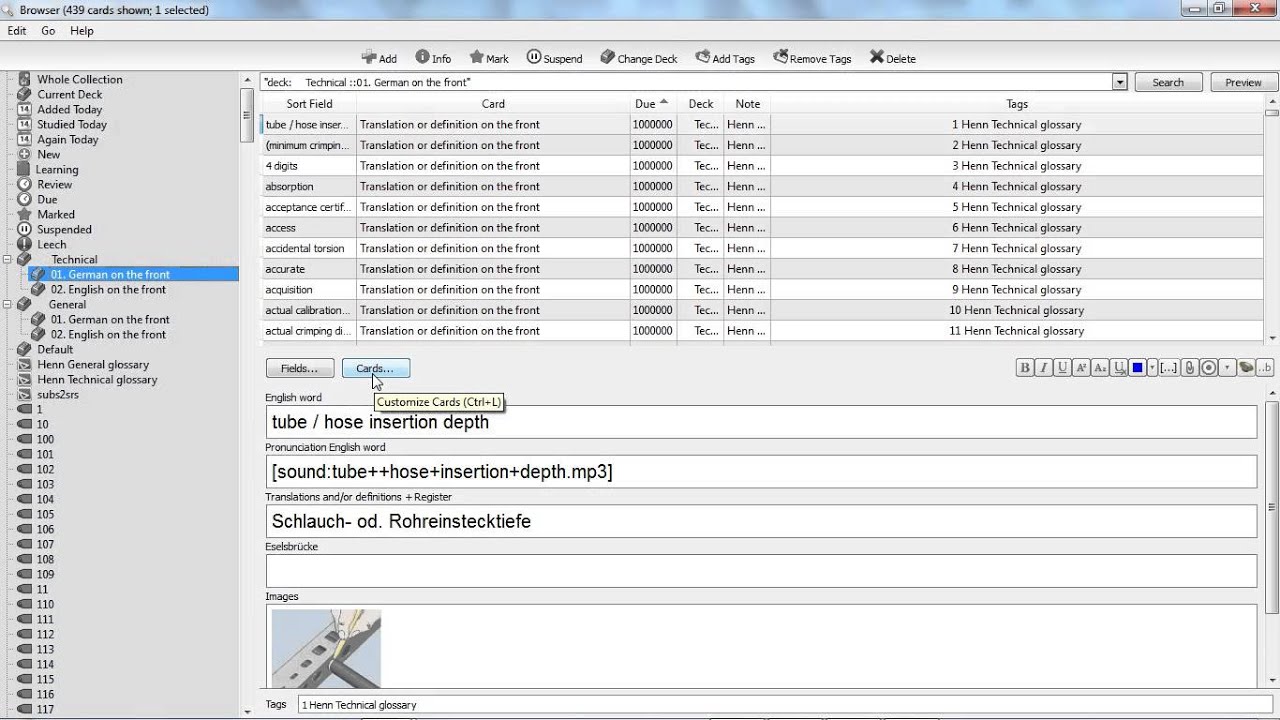 Anki: How to put move images from the back to the front of the card