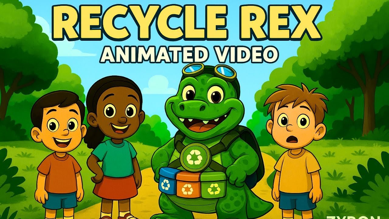 Recycle Rex | Animated Video | Zyron Motion Studio