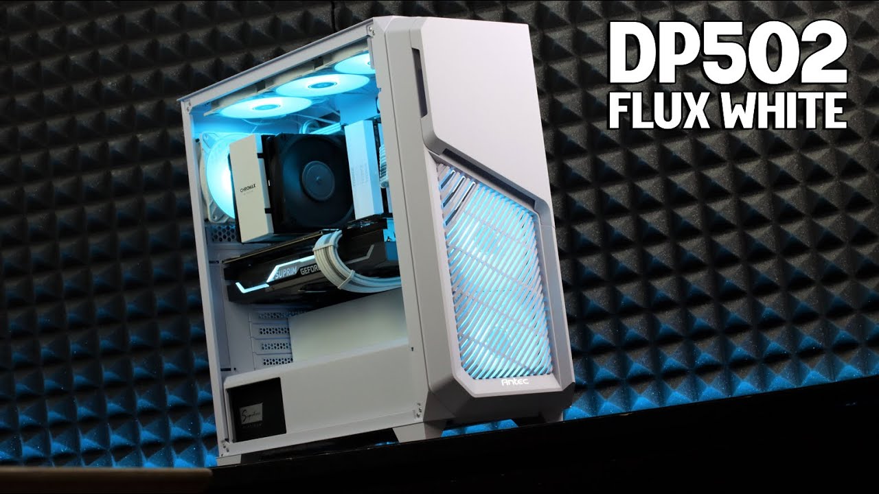 (Finally) Air Cooled Build - ANTEC DP502 FLUX White [Timelapse] - YouTube