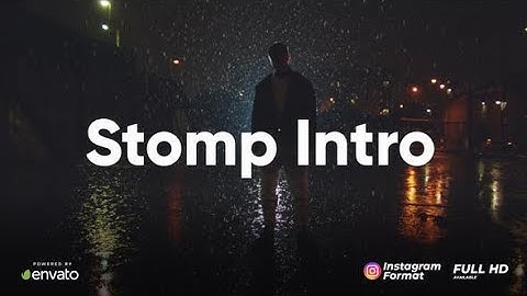 VIDEOHIVE CLEAN STOMP YOUTUBE OPENER | AFTER EFFECTS TEMPLATE |  FREE DOWNLOAD LINK IN DESCRIPTION