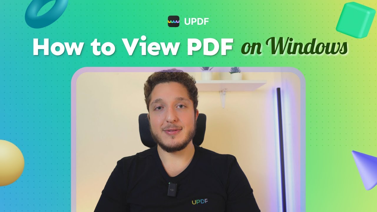 How to View PDF Files on Windows | UPDF