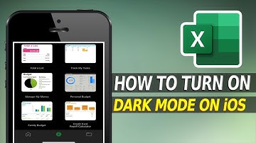 How to Turn on Dark Mode on Microsoft Excel | iPhone and iPad