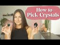 How to pick crystals  crystal shopping using your intuition