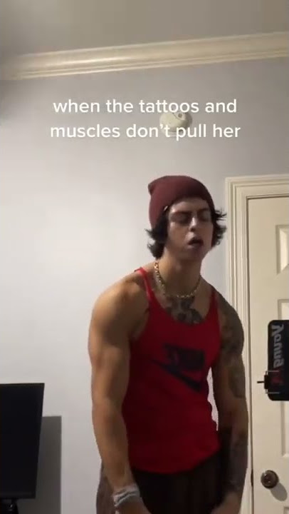 When the muscles and tattoos don't pull her 😩😂 #shorts