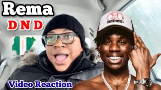 Rema - DND (Canadian Video Reaction)