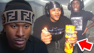 Duke Dennis Reacts To Kai Cenat \& Fanum DESTROYING The AMP House!