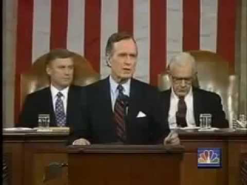George Bush Sr.: "New World Order" 11.9.1991 - YouTube