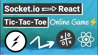 Full Socket.io and React.js Online Multiplayer Tic-Tac-Toe Game | Socket.io From Zero To Hero screenshot 1