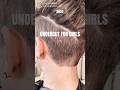 Undercut For Girls Undercut Haircutting Hairtransformation Hairstyle Hairtok Beauty Shorts 
