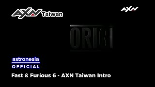 Fast & Furious 6 - AXN Taiwan Intro