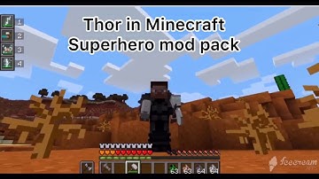Thor in Minecraft mod showcase
