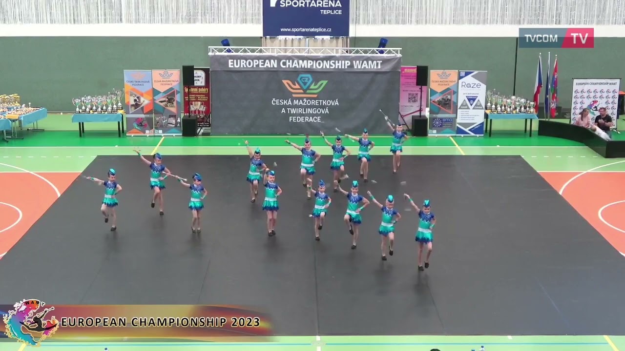 Mažoretky Scarlett - Mistrovství Evropy 2023 TEPLICE