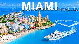 Miami 🇺🇸 4K Drone Footage | Turquoise Waters, Tropical Beaches & Ocean Vibes - Deep House