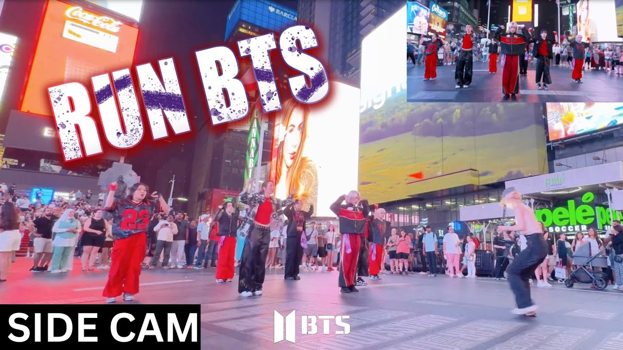 [SIDE CAM | KPOP IN PUBLIC TIMES SQUARE | ONE TAKE] BTS (방탄소년단) - ‘Run BTS (달려라 방탄)’ Dance Cover