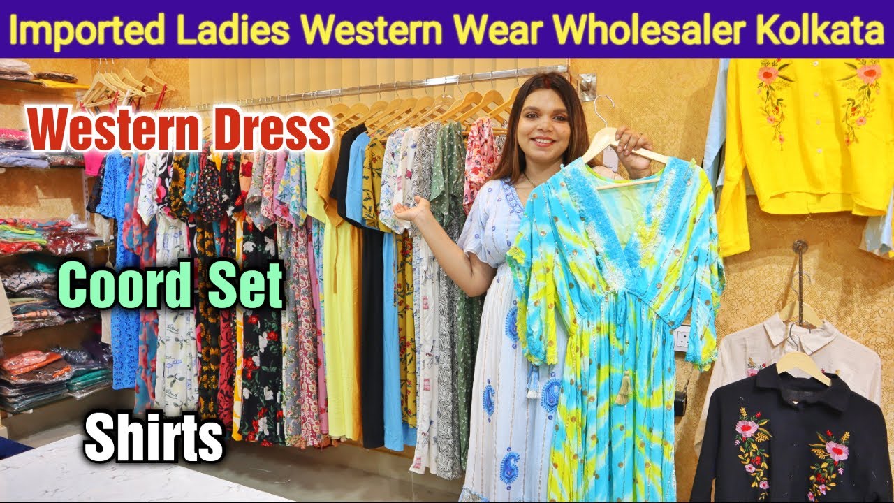 Imported Western Dress, Coord Set, Crop Top, Shirts, Cotton Dress, Bralette Wholesaler in Kolkata