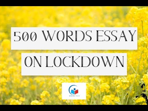 500 Words Essay on Lockdown in English | Impacts of Lockdown | Lockdown  in India |  Lockdown Speech