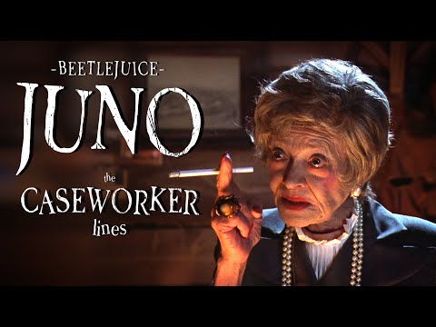 Every Single Juno the Caseworker Line from Beetlejuice (1988) | Complete Character Dialogue