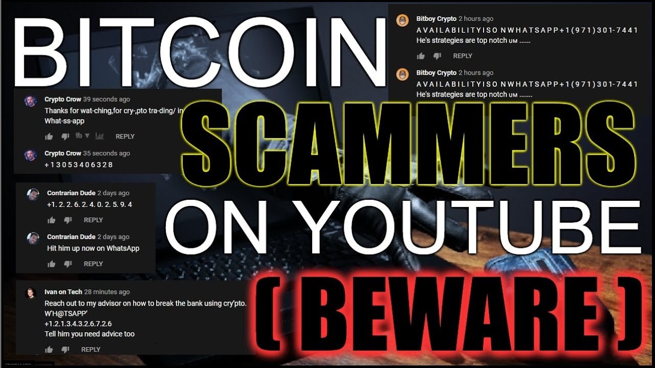 how scammers town using bitcoin