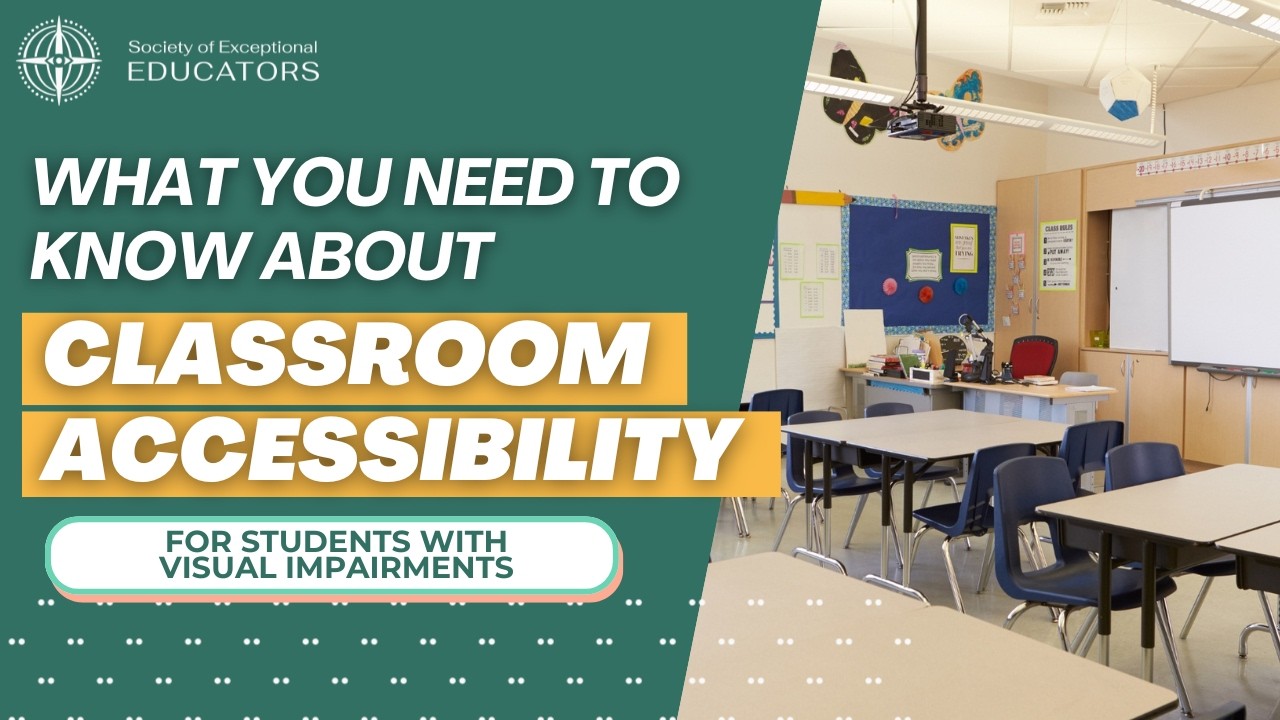 Обеспечение доступности учебных помещений для слепых и слабовидящих учащихся.