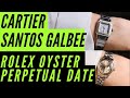 I due MIGLIORI OROLOGI VINTAGE da DONNA | ROLEX OYSTER PERPETUAL DATE vs CARTIER SANTOS