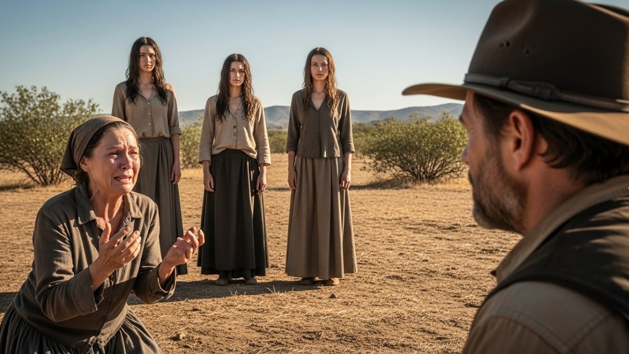 “MÃE ENTREGA AS FILHAS A UM FAZENDEIRO… MAS O QUE ELE FEZ DEPOIS SURPREENDEU TODA A VILA!”