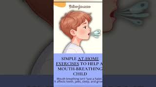 Helping little smiles breathe better 👃✨Simple mouth breathing exercises ..watch videos