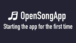 OpenSongApp:  First run / Selecting storage location screenshot 2