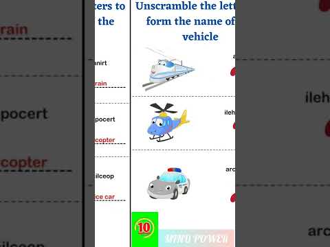Unscramble the letters#shorts