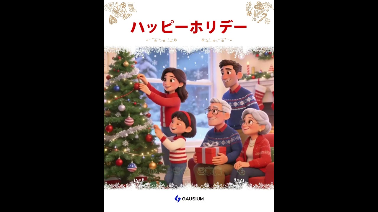 より、ハッピーホリデー 🎄