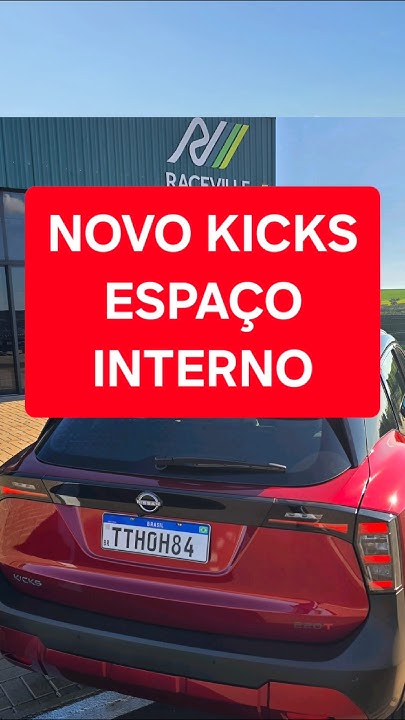 NOVO NISSAN KICKS ESPAÇO INTERNO É BOM? #shorts