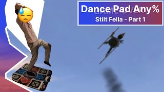 So I decided to play Stilt Fella on a DANCE PAD ... Part 1