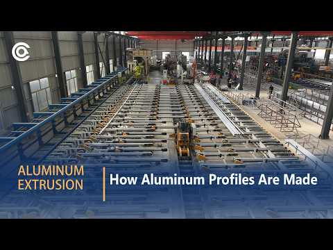 How Aluminum Profiles Are Made | Aluminum Extrusion Process#aluminumprofile #aluminumextrusion