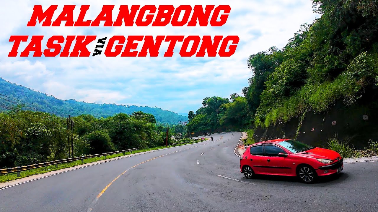 Perjalanan ke Tasik dari Malangbong Lewat Gentong │4K
