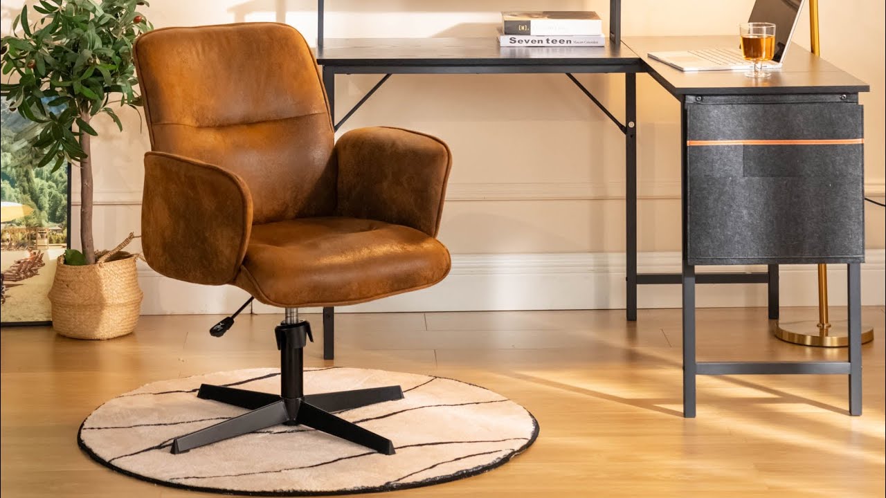 Homy Casa Thomasina Adjustable Office Chair Assembly Video | Height Adjustable Swivel