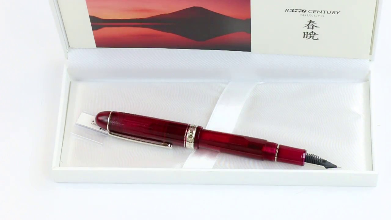 Platinum 3776 Shungyo Fountain Pens
