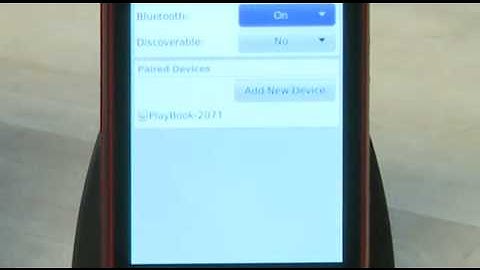Connecting the PlayBook to a BlackBerry using Bluetooth