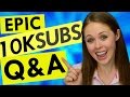 EPIC FAQ Q&amp;A 10,000 SUBSCRIBERS VIDEO