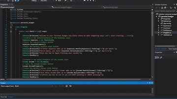 C# Personal Budgeting Application by New Path Studios