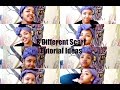 How to tie a scarf: 8 Tutorial Ideas| Natural Hair