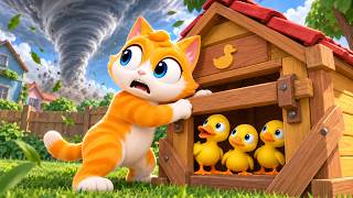 I Built a TORNADO-PROOF House for My Ducklings! - I Am Cat VR