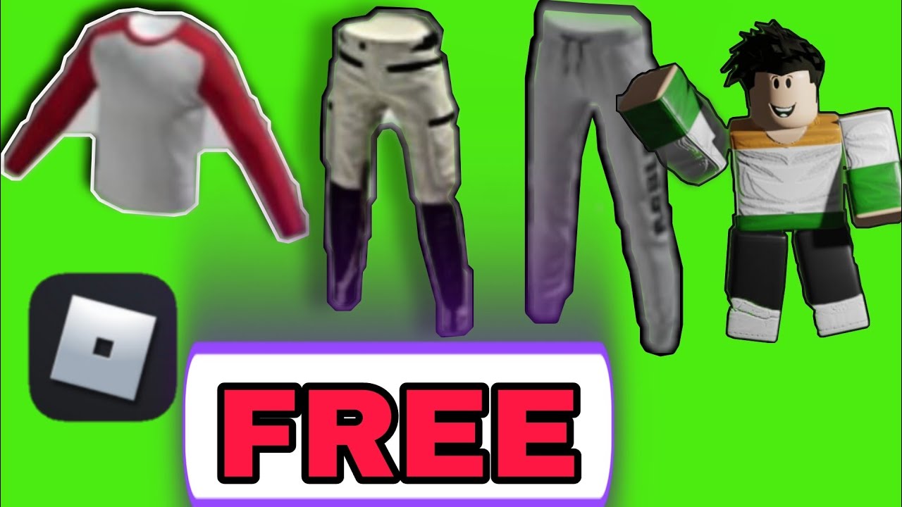 FREE ACCESSORIES! HOW TO GET X2 LAYERED CLOTHING PANTS & X2 T-SHIRTS! ( ROBLOX 3D LAYERED CLOTHING) 