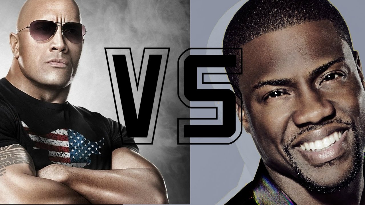 KEVIN HART VS DWAYNE JOHNSON COMEDY VS MUSCLES YouTube