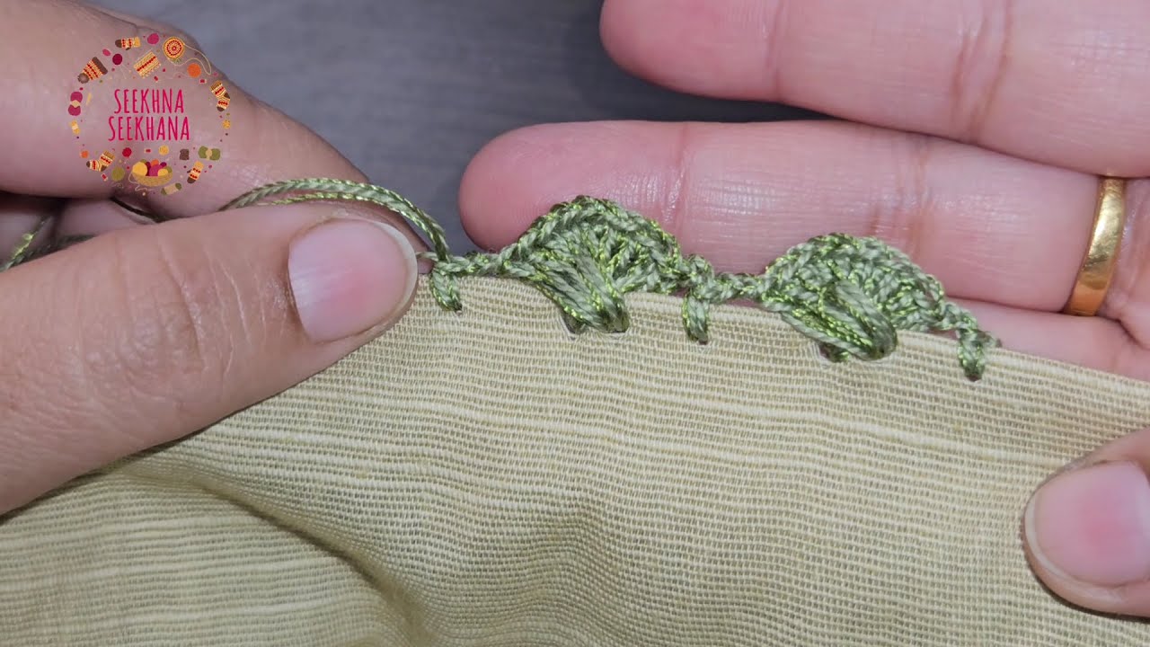 Must try this amazing and gorgeous crochet dupatta border/How to crochet simple, easy lace tutorial